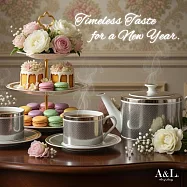 【A&L】骨瓷杯壺禮盒組 英爵白金