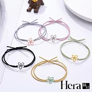 【Hera赫拉】日韓泫雅風甜美鏤空小花朵髮圈 INS森系頭飾-五入 H202108302 彩色五入