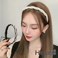 【Hera赫拉】 法式珍珠環繞名媛髮箍 H111021616 白色