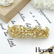 【Hera赫拉】歐美合金樹葉馬尾夾 H110061503 金色