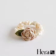 【Hera赫拉】墨爾本玫瑰緞面大腸圈 H112022106 杏色