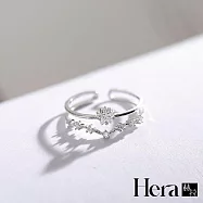 【Hera 赫拉】理智派生活同款可調節開口戒指-4款 H11008133 流星皇冠