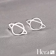 【Hera 赫拉】時尚星球創意耳釘 H111042503 銀