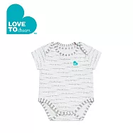 Love To Dream 澳洲 短袖包屁衣 (6個月~12個月) 居家服系列 - 小情書