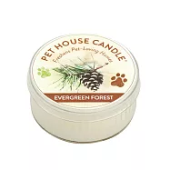 【PET HOUSE】室內除臭寵物香氛小蠟燭43g(美國製/寵物除臭/寵物香氛/天然無毒配方) 木質-翡翠松林