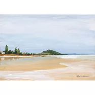 【玲廊滿藝】M-海邊 沙灘 藍天15.5x22.5cm