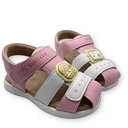 【限量特價!!】角落生物護趾涼鞋 (B054) 童鞋 嬰幼童鞋 寶寶鞋 卡通童鞋 特價童鞋 涼鞋 小童鞋 女童鞋 台灣製 護趾涼鞋 嬰兒鞋 女小童 兒童涼鞋 MIT童鞋 13.5 粉色