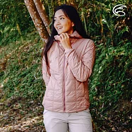ADISI 女SMAWARM海洋溫控超撥水連帽外套AJ2321023 (S-2XL)|輕抗風 超輕量 防潑水 海洋紗 保暖棉 蚵殼棉 保暖外套 M 黏土粉