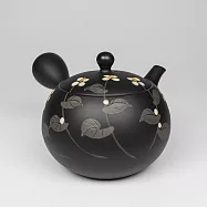 福介商店 日本陶壺 常滑燒 昭萌 黑泥小丸 魚腥草 橫手急須0.21L