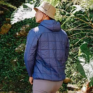 ADISI 男SMAWARM海洋溫控超撥水連帽外套AJ2321022 (M-2XL)|輕抗風 超輕量 防潑水 海洋紗 保暖棉 蚵殼棉 保暖外套 XL 宇宙藍