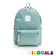 CILOCALA 亮彩尼龍防潑水後背包-大 蛋石藍