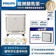 【飛利浦 PHILIPS】毛小奈抗敏寵物清淨機-AC3681