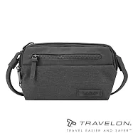 【Travelon 美國防盜包】METRO肩背/腰包兩用休閒旅遊包TL-43416 灰