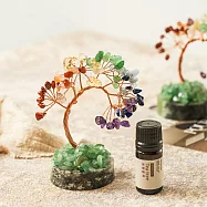 O&rsquo;Pretty 歐沛媞 招財好運樹【七彩水晶樹+草本精油(5ml)】附精美禮盒 水晶樹+茶樹