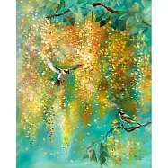 【玲廊滿藝】曾啟文-黃金白首系列02-從北方稍來的消息91x72cm