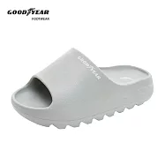 【Goodyear 固特異】萌趣一夏 童款輕量緩震厚拖鞋 / GAKL48938 JP19 灰