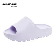 【Goodyear 固特異】萌趣一夏 童款輕量緩震厚拖鞋 / GAKL48937 JP19 紫