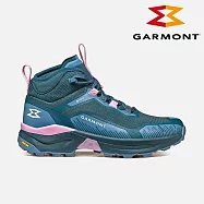 GARMONT 女款 GTX 中筒越野疾行健走鞋 9.81 Engage MID 002841 (S05016)|黃金大底 GoreTex 防水透氣 疾速健行 健走 UK4 藍-粉