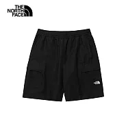 The North Face M CASUAL CARGO SHORT 防潑水 男短褲-黑-NF0A87UZJK3 S 黑色