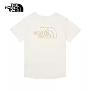 The North Face W SUN CHASE LOGO SS TEE - AP 女短袖上衣-米白-NF0A87VNQLI L 白色