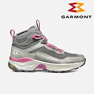 GARMONT 女款 GTX 中筒越野疾行健走鞋 9.81 Engage MID 002912|黃金大底 GoreTex 防水透氣 疾速健行 健走 越野跑 UK3.5 灰-紫