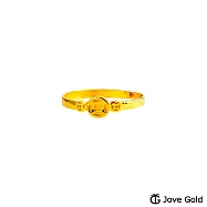 JoveGold漾金飾 錢流不息黃金戒指