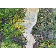 【玲廊滿藝】愛麗森-童話之森-秘境 (四聯幅之二)30x40cm