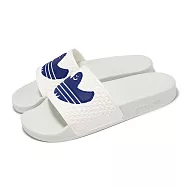 adidas x MARK GONZALES 涼拖鞋 Shmoofoil Slide 男鞋 女鞋 白 藍 一片拖 IE3086 22.5cm WHITE/BLUE