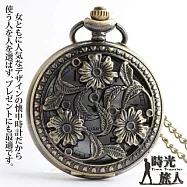 『時光旅人』向陽。向日葵造型鏤空雕花復古懷錶隨貨附贈長鍊