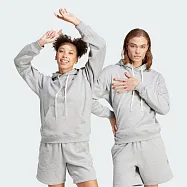 ADIDAS M LNG HD FL 男女連帽上衣-灰-IS1583 M 灰色