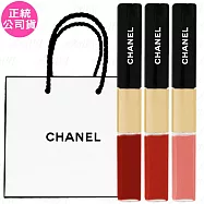 CHANEL香奈兒 超炫耀持色唇萃(4.5ml+3.5ml)+香奈兒 紙袋(公司貨) #176 BURNING RED
