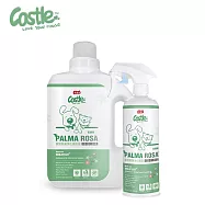 【Castle 家適多】寵物居家環境除臭劑500+2000ml –四款香氛(寵物異味/空氣清新劑/寵物環境清潔噴霧/超值優惠) 玫瑰草香味
