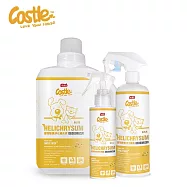 【Castle 家適多】寵物除臭劑150+500+2000ml–四款香氛(寵物異味/室內空氣淨化/寵物氣味去除劑/超值組) 永久花香味