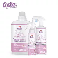 【Castle 家適多】寵物除臭劑150+500+2000ml–四款香氛(寵物異味/室內空氣淨化/寵物氣味去除劑/超值組) 櫻花橄欖香味