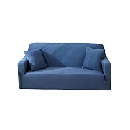 【巴芙洛】加厚防貓抓彈力沙發套1人(加厚款防抓/貓抓/彈性沙發套/1人沙發套) 藏青色