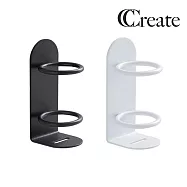 【CC家居】壁掛鐵藝電動牙刷架(壁掛收納架/免打孔) 黑色