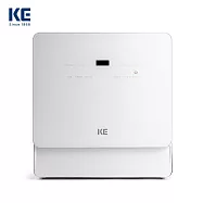 【KE嘉儀】桌上型洗碗機 (6人份、110V、免安裝、烘碗機、洗烘碗機) KDW-236W