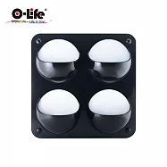 【O-Life】壁掛式牆面收納盒D款(居家收納 環境裝飾 多款模組) 黑色