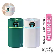 【Amywo艾美窩】800ml大噴霧加溼器IT-01100 usb大容量家用靜音臥室辦公室小夜燈 靜音加濕器 綠色