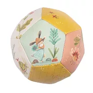 法國《Moulin Roty》 -- 嬰兒安全軟球-三隻小兔子 ☆