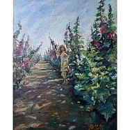 【玲廊滿藝】胡令豪-花季少女91x72cm