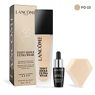 LANCOME 蘭蔻 超未來鑽石持久粉底組[肌因7ML+粉撲+零粉感粉底30ML]多色號可選-百貨公司貨 #PO-03