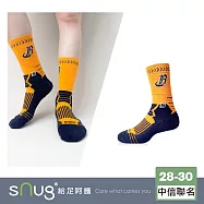 【中信兄弟2024聯名進取專業運動機能襪1雙-兄弟黃】sNug給足呵護 職棒球星愛用推薦 襪底加厚 氣墊防護 透氣 乾爽 10秒除臭 永久有效 台灣製 / 兄弟黃28-30