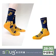 【中信兄弟2024聯名進取專業運動機能襪1雙-兄弟藍】sNug給足呵護 職棒球星愛用推薦 襪底加厚 氣墊防護 透氣 乾爽 10秒除臭 永久有效 台灣製 / 兄弟藍28-30