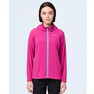 【荒野wildland】女冰絲涼感抗UV機能外套 XL 波爾多紅色