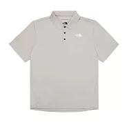 The North Face M PREMIUM BONDED POLO男短袖POLO-灰-NF0A87W1A8Q S 灰色