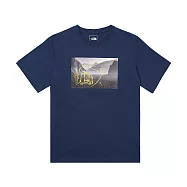 The North Face M VAN LIFE PHOTO PRINT 男短袖上衣-藍-NF0A88GG8K2 S 藍色