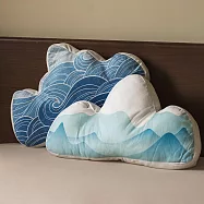 O&rsquo;Pretty 歐沛媞 舒適靠山抱枕靠枕-兩款可選 層層海浪