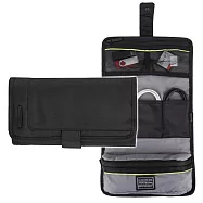 《TRAVELON》Deluxe 3折3C收納包 | 充電器 線材 行動電源 首飾收納袋 銀飾袋 化妝包 收納包 旅行小包 - 石墨黑