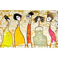 【玲廊滿藝】張慈-他們系列-522-24x41cm